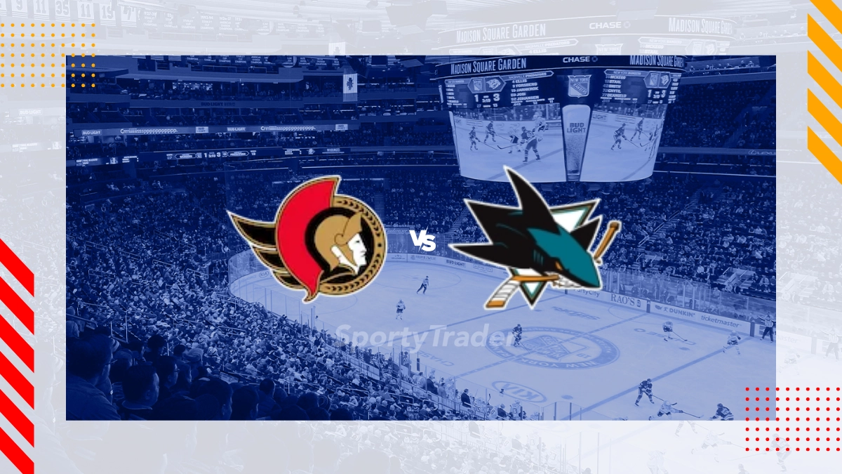 Ottawa Senators vs San Jose Sharks Picks
