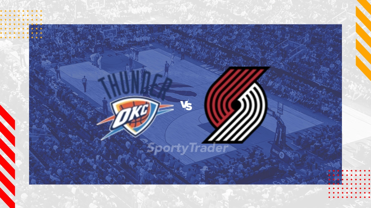 Prognóstico Oklahoma City Thunder vs Portland Trail Blazers