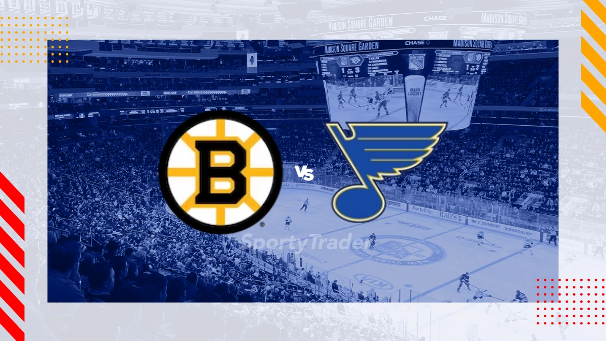 Pronóstico Boston Bruins vs St. Louis Blues
