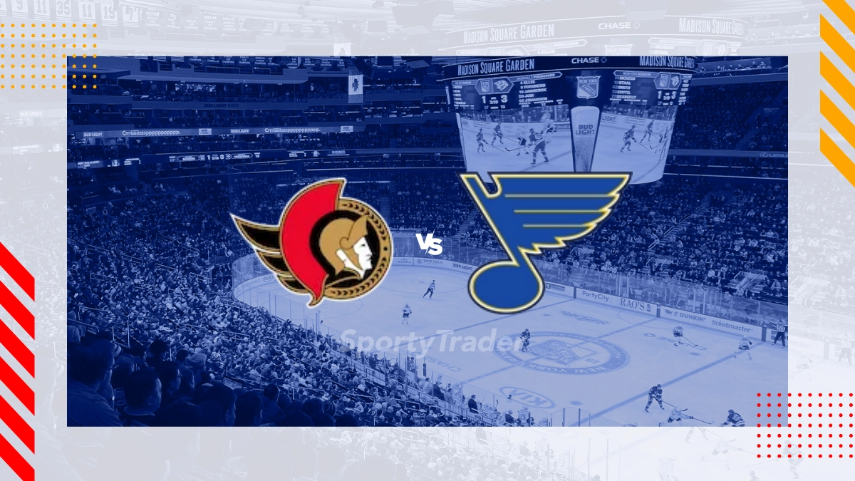 Pronostic Ottawa Senators vs St. Louis Blues