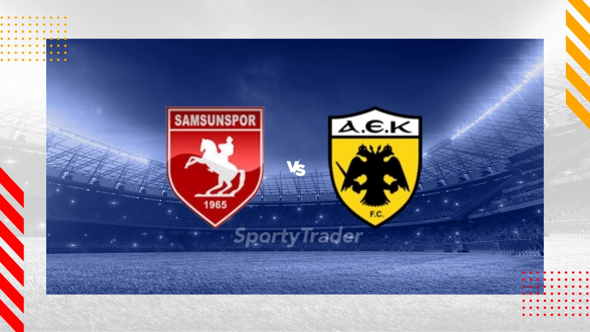 Prognóstico Samsunspor vs AEK Atenas