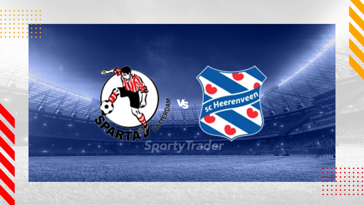 Voorspelling Sparta Rotterdam vs SC Heerenveen