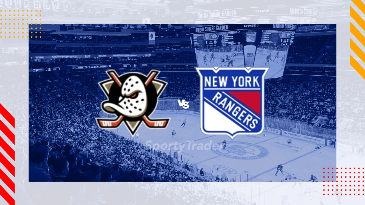 Anaheim Ducks vs New York Rangers Picks