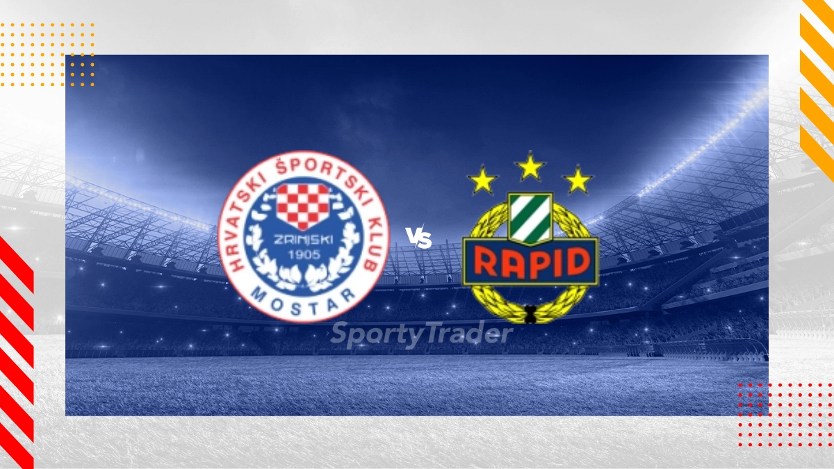 Zrinjski Mostar vs Rapid Wien Prediction