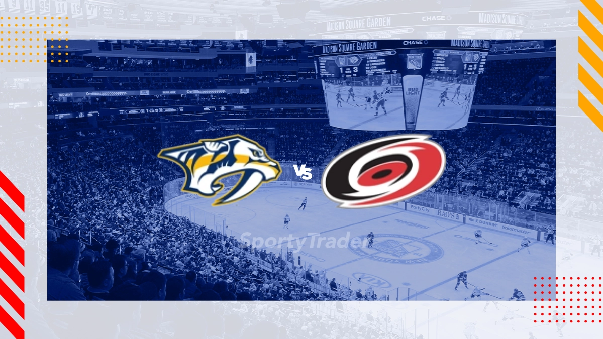 Pronóstico Nashville Predators vs Carolina Hurricanes