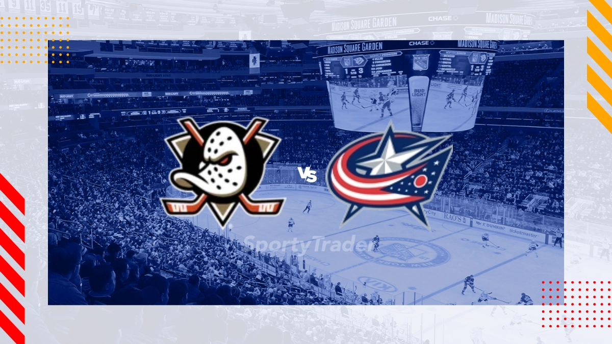Pronostic Anaheim Ducks vs Columbus Blue Jackets