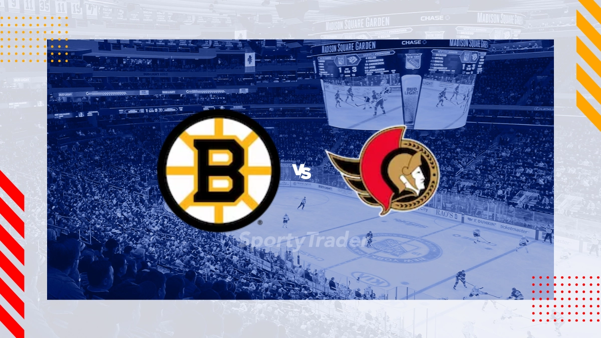 Pronostic Boston Bruins vs Ottawa Senators