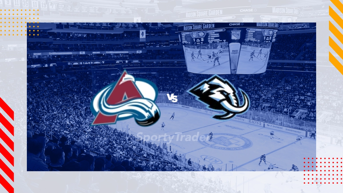 Pronostic Colorado Avalanche vs Utah Mammoth