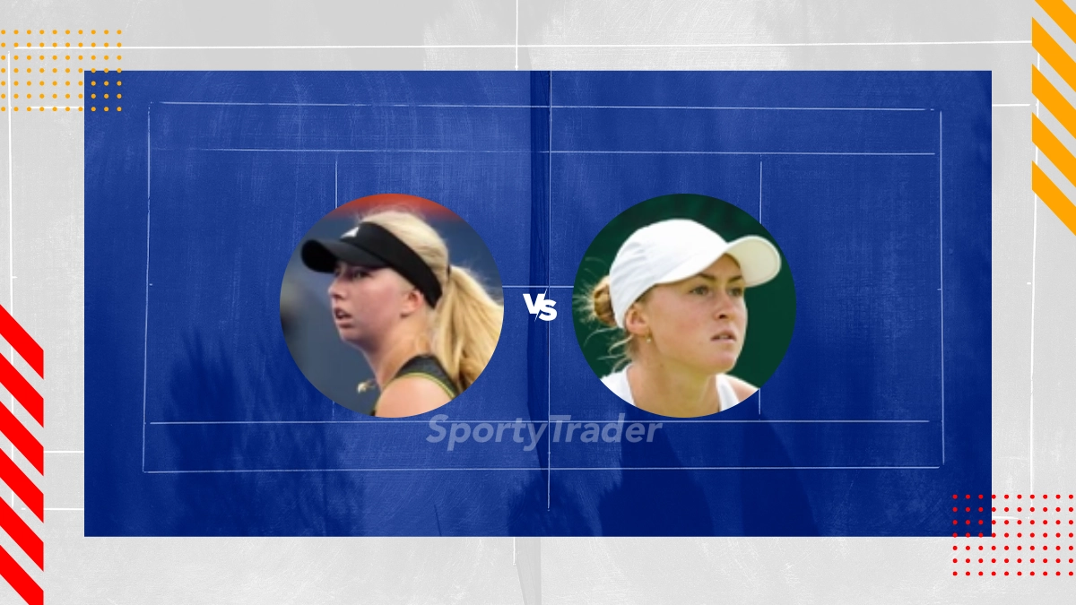 Pronostic Clara Tauson vs Aliaksandra Sasnovich