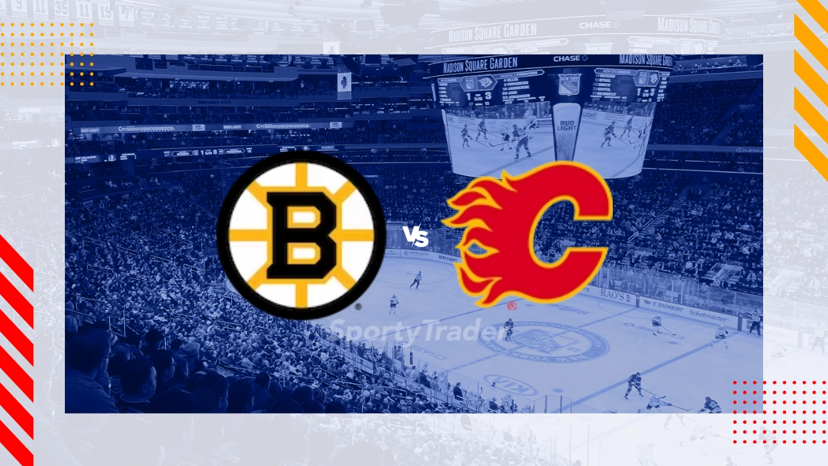 Pronóstico Boston Bruins vs Calgary Flames