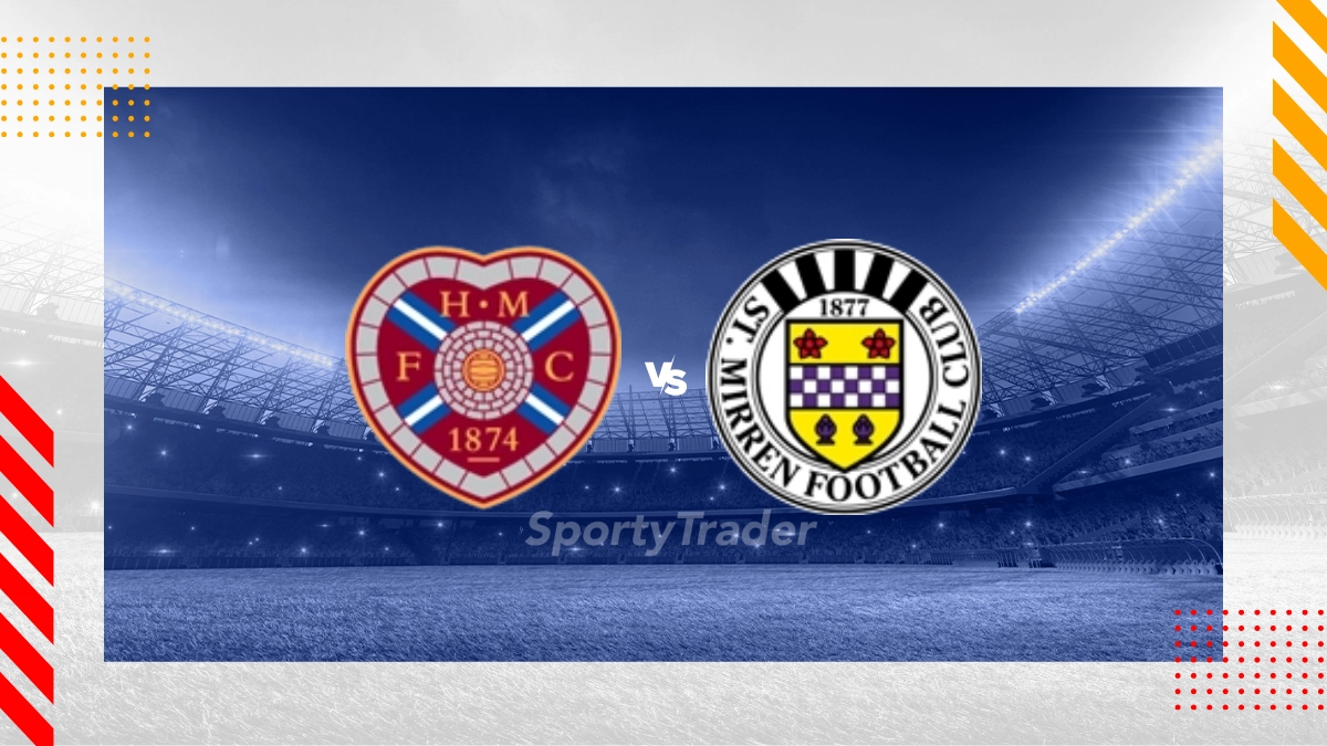 Pronostic Heart of Midlothian vs St Mirren
