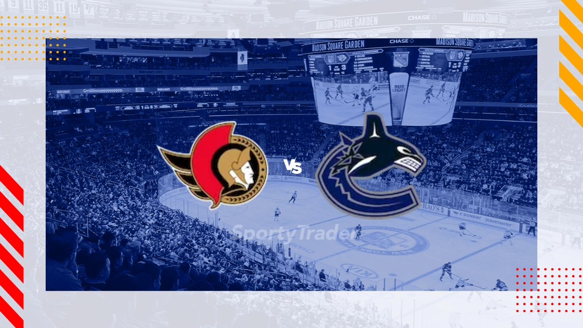 Pronostic Ottawa Senators vs Vancouver Canucks