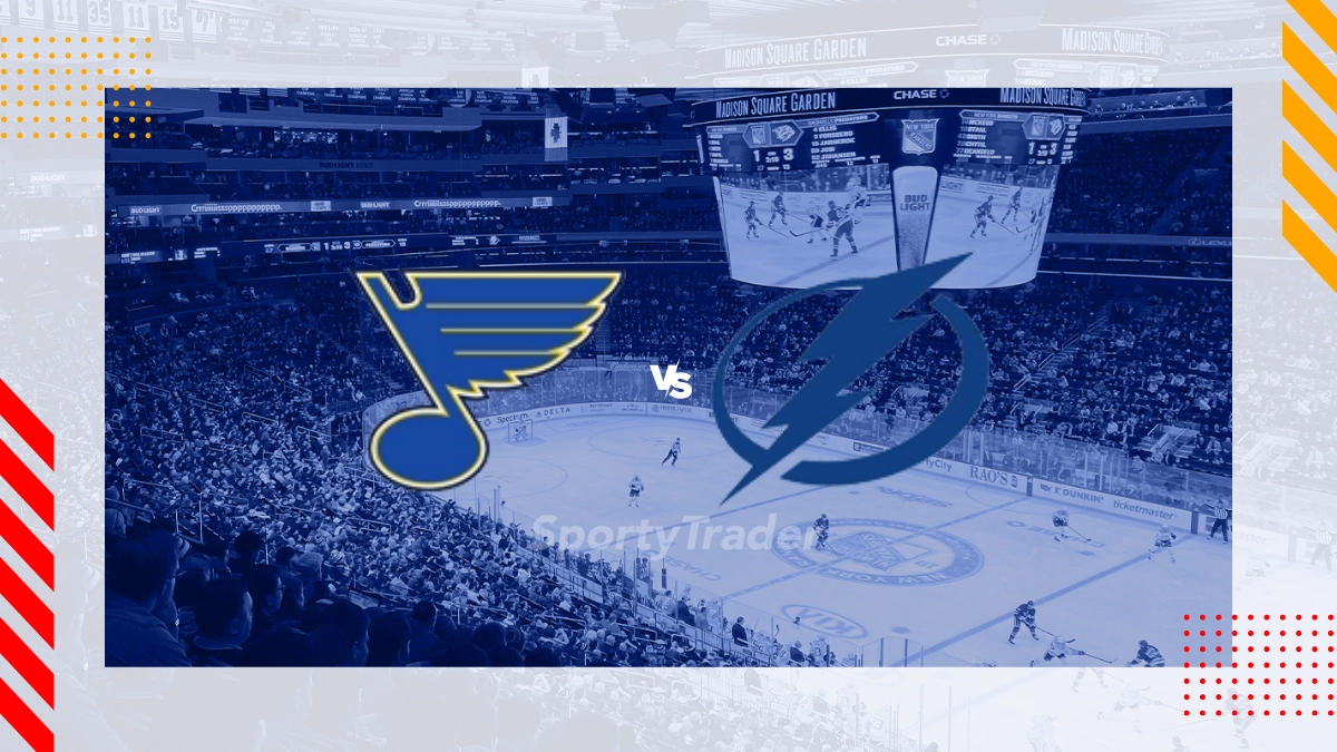 Pronostic St. Louis Blues vs Tampa Bay Lightning