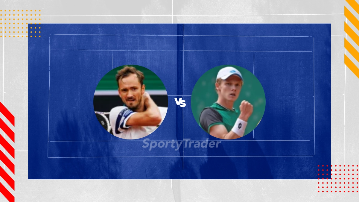 Pronostic Daniil Medvedev vs Jesper De Jong