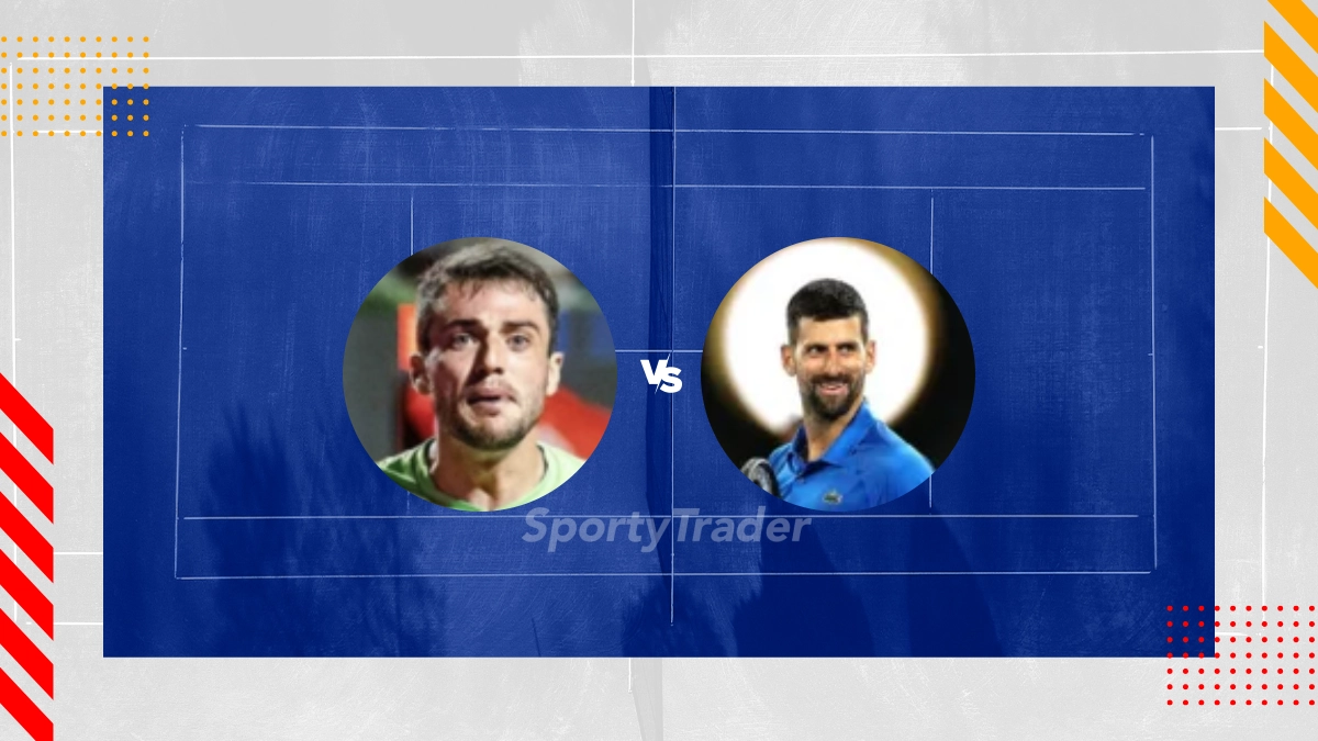 Palpite Pedro Martinez Portero vs Novak Djokovic