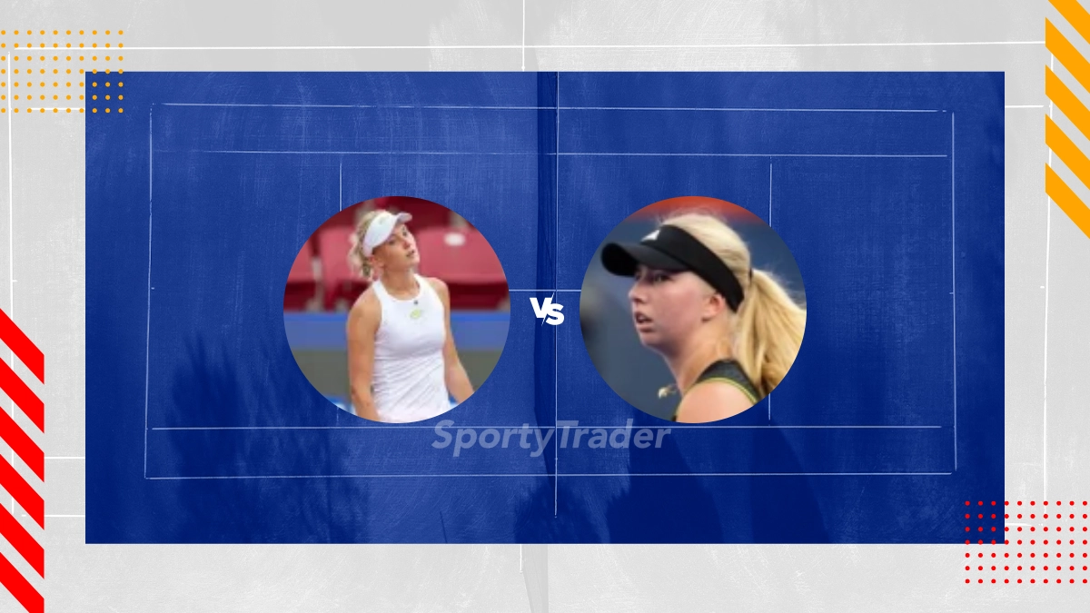 Pronostic Polina Kudermetova vs Clara Tauson