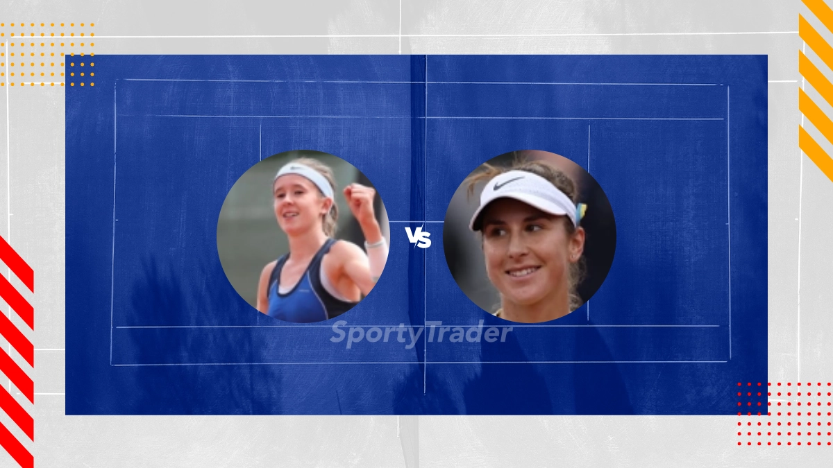 Pronostic Nikola Bartunkova vs Belinda Bencic