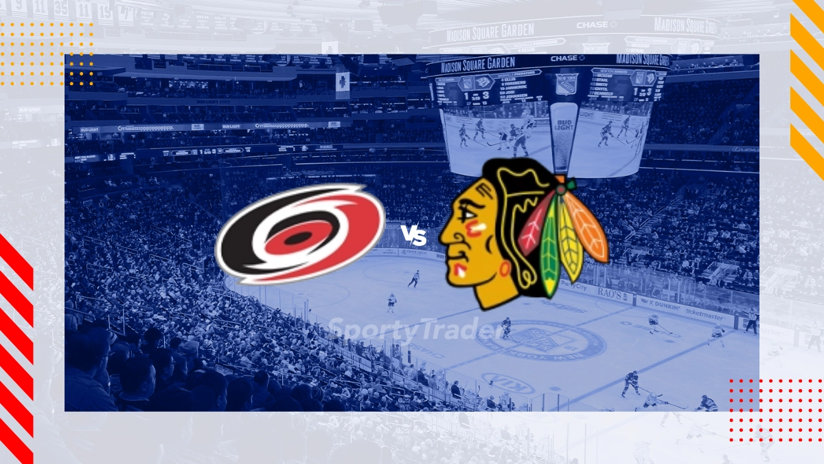 Pronostic Carolina Hurricanes vs Chicago Blackhawks