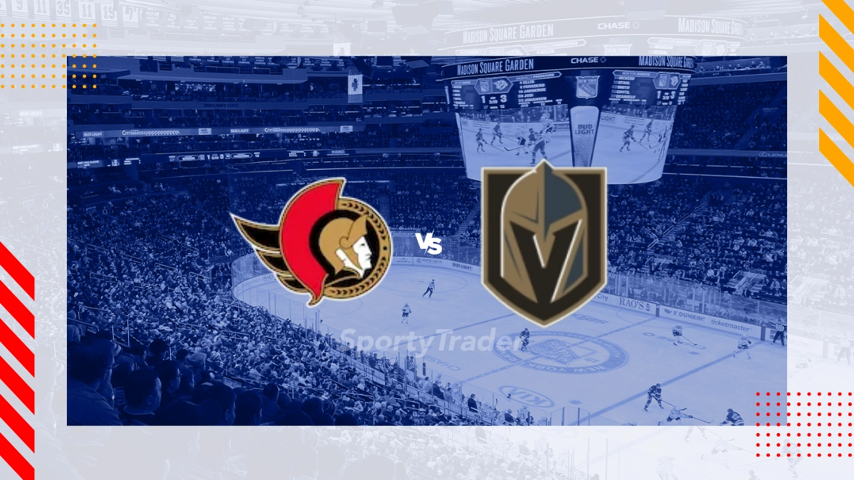 Pronostic Ottawa Senators vs Vegas Golden Knights