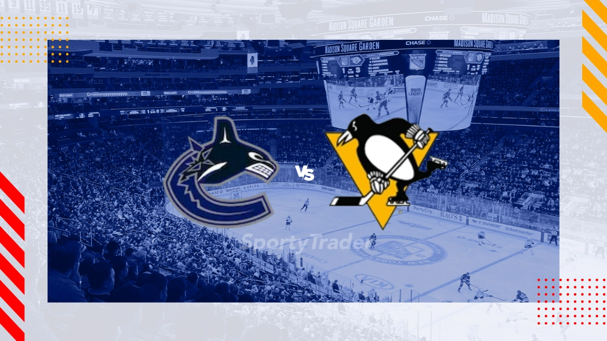 Pronostic Vancouver Canucks vs Pittsburgh Penguins