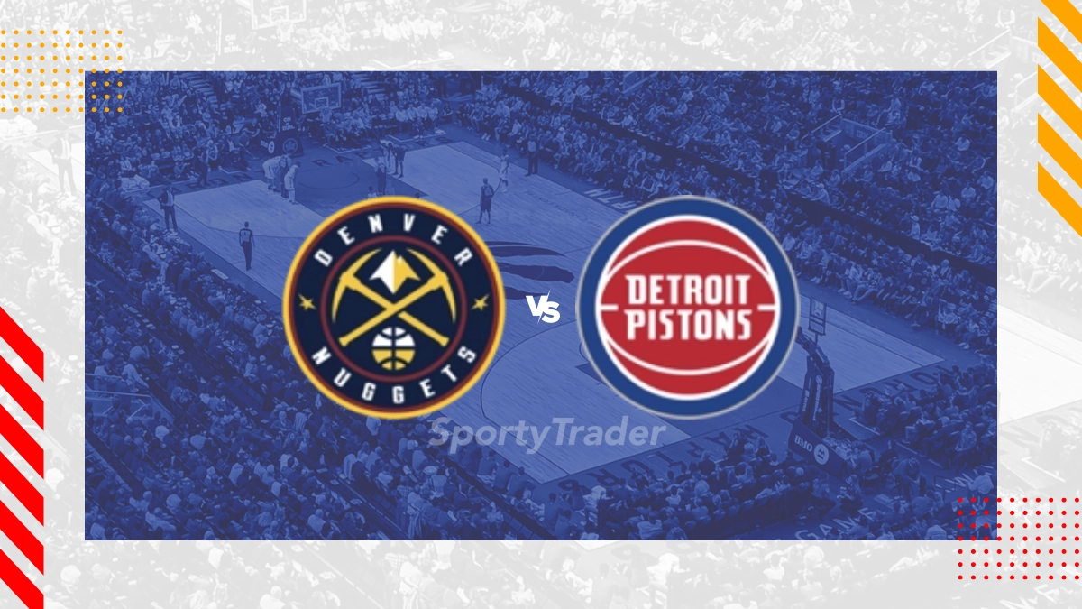 Prognóstico Denver Nuggets vs Detroit Pistons