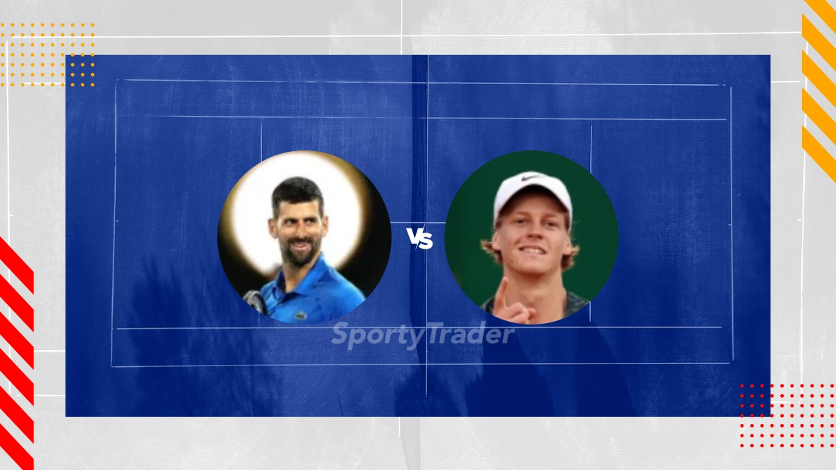 Voorspelling Novak Djokovic vs Jannik Sinner