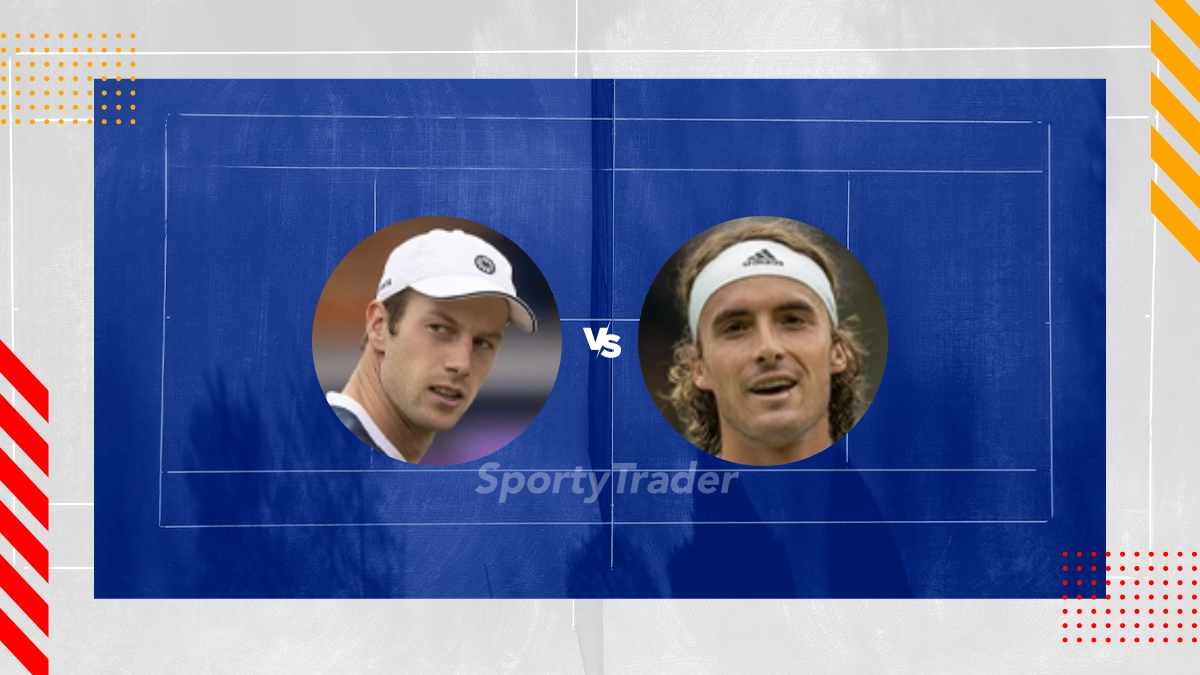 Pronóstico Botic Van De Zandschulp vs Stefanos Tsitsipas