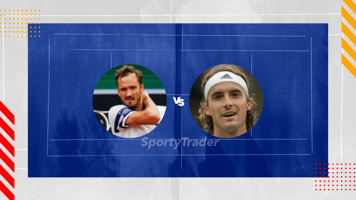 Palpite Daniil Medvedev vs Stefanos Tsitsipas