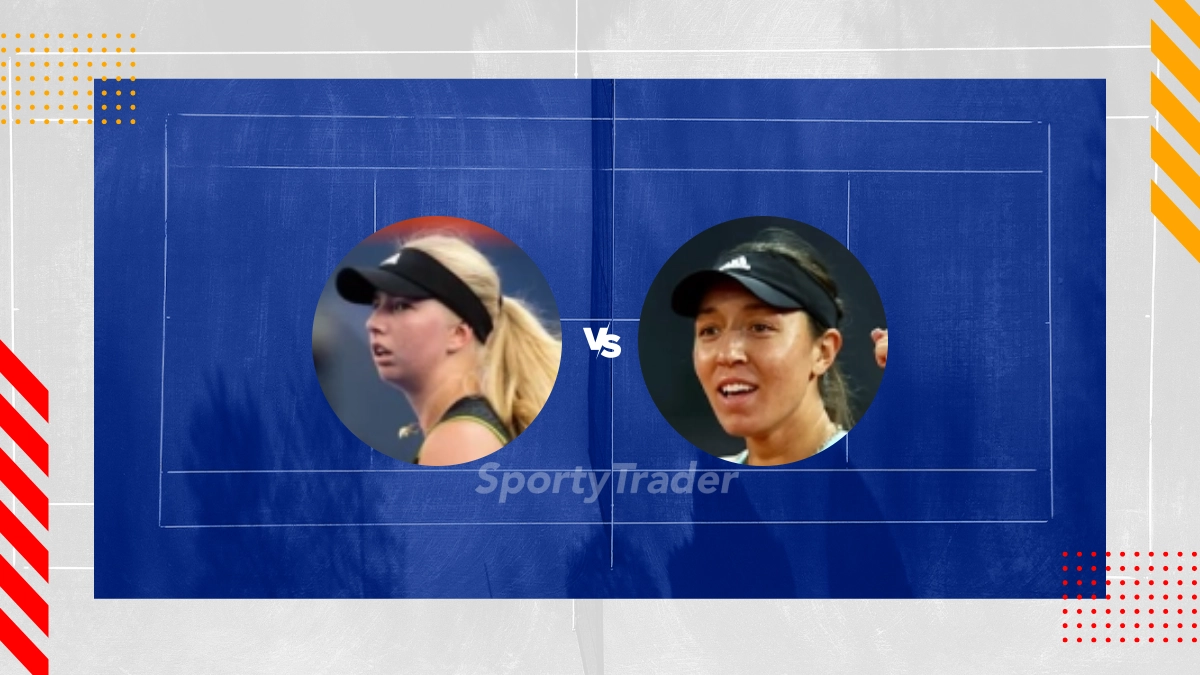 Palpite Clara Tauson vs Jessica Pegula