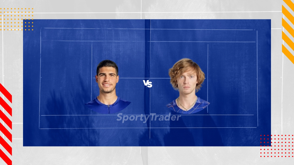 Carlos Alcaraz vs Andrey Rublev Prediction