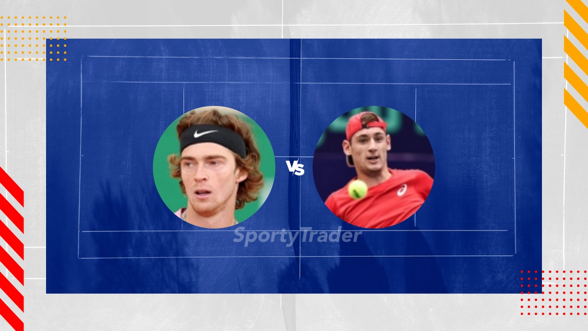 Pronostico Andrey Rublev vs Valentin Royer