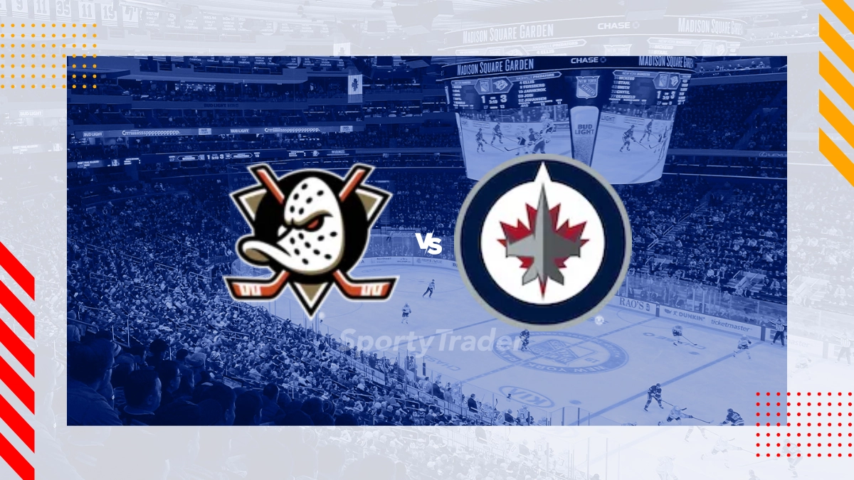 Pronostic Anaheim Ducks vs Winnipeg Jets