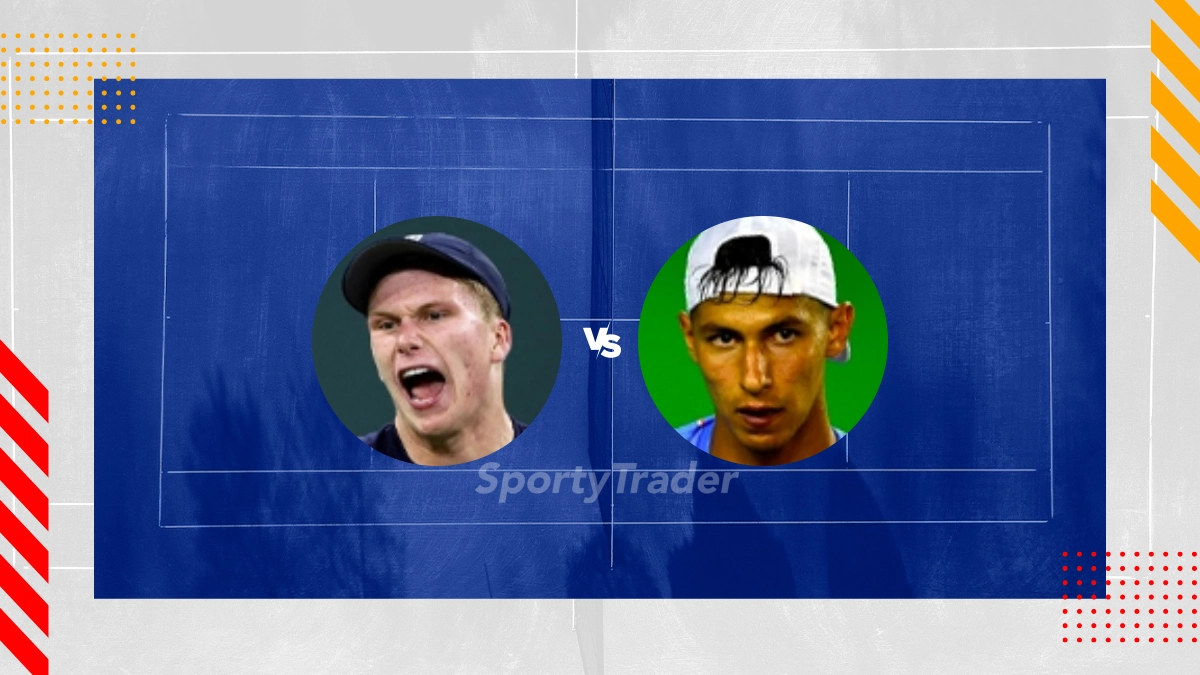Pronostic Jenson Brooksby vs Alexei Popyrin