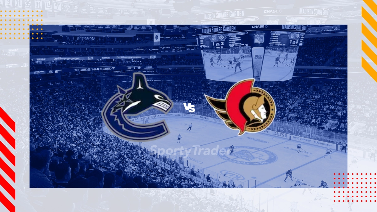 Vancouver Canucks vs Ottawa Senators Picks