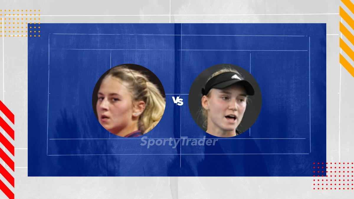 Pronostic Marta Kostyuk vs Elena Rybakina