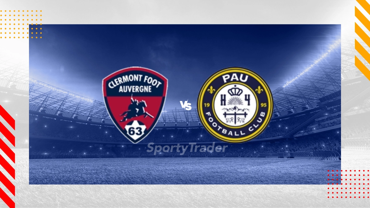 Pronostic Clermont vs Pau FC