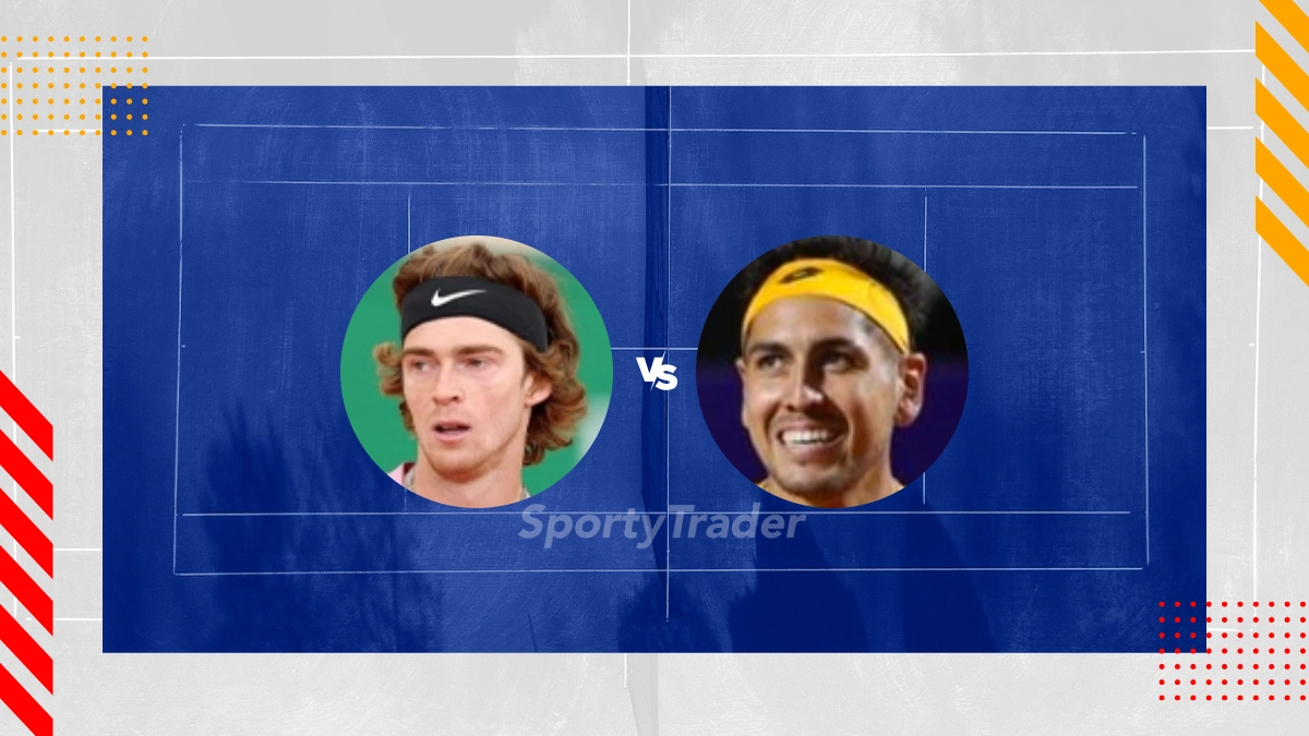Palpite Andrey Rublev vs Alejandro Tabilo