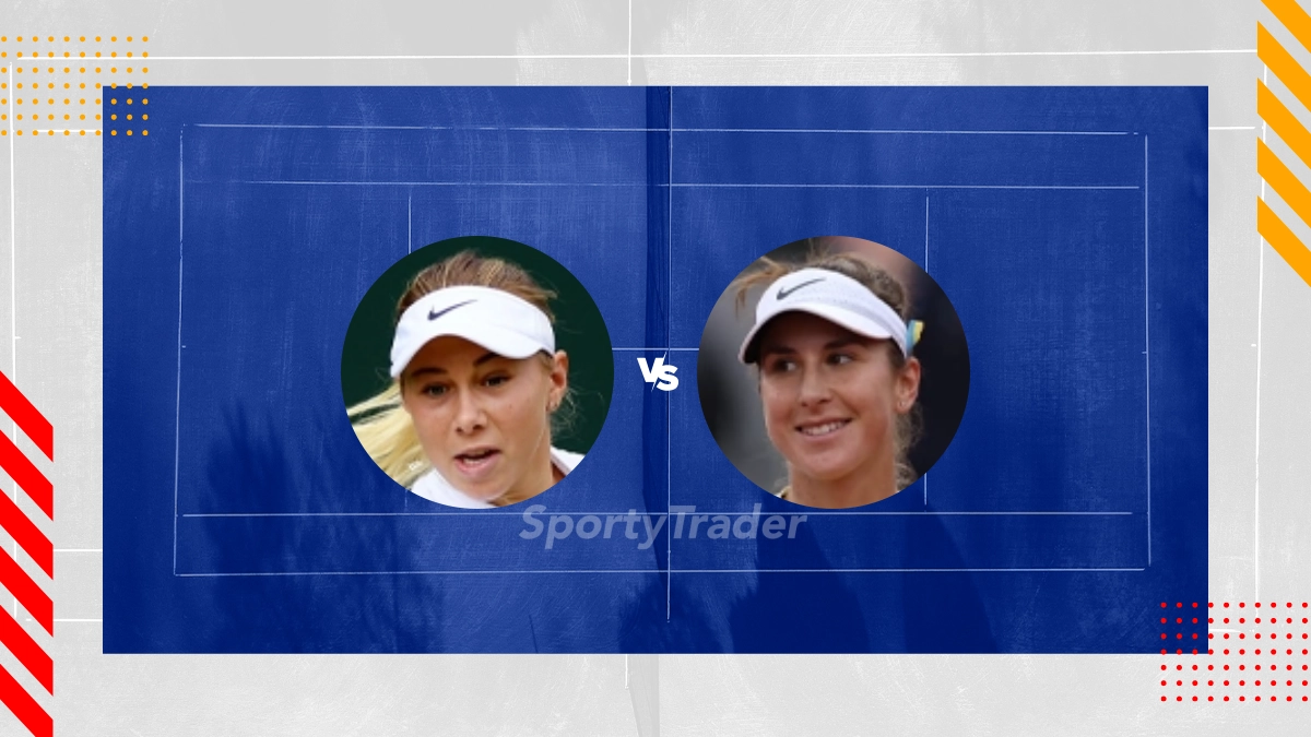Pronostic Amanda Anisimova vs Belinda Bencic