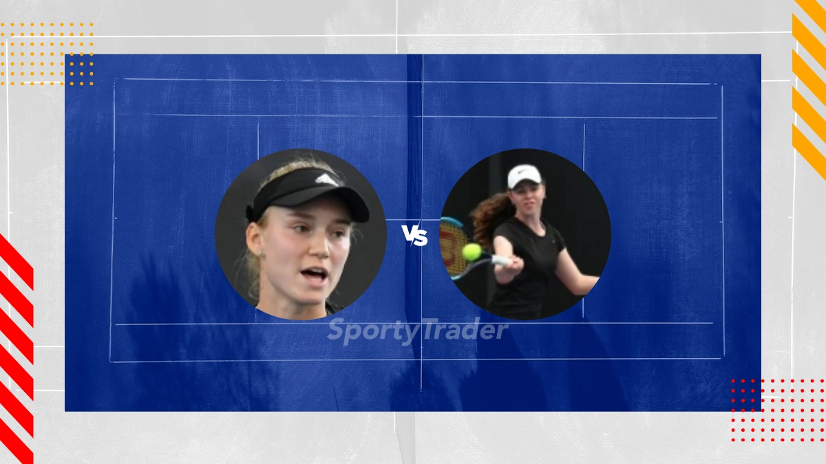 Elena Rybakina vs Talia Gibson Picks