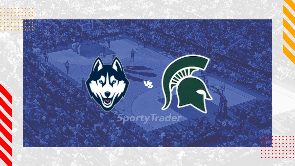Pronóstico UConn Huskies vs Michigan State Spartans