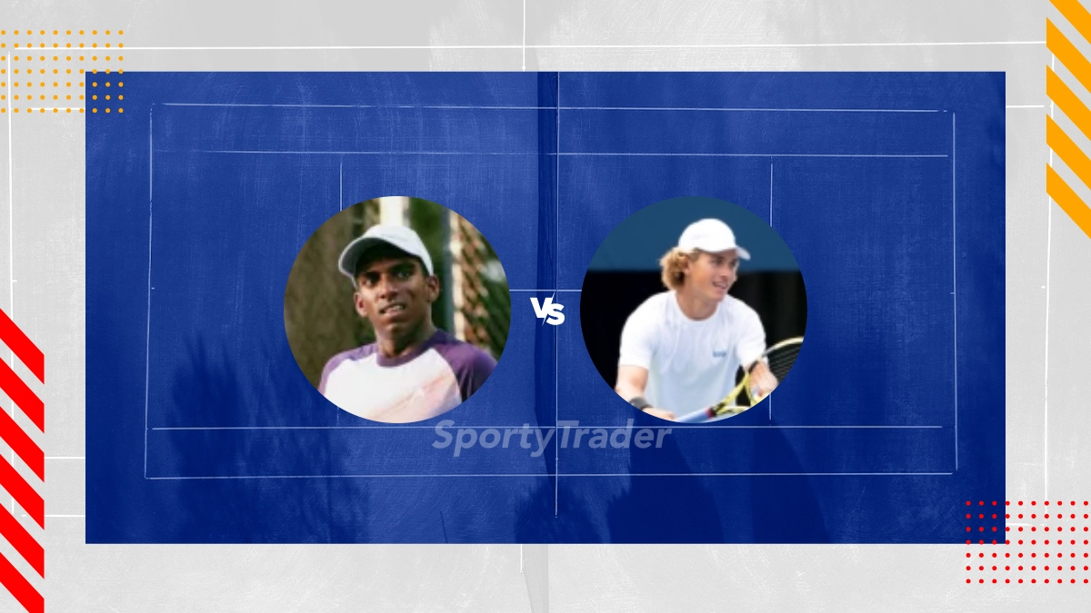 Pronostic Nishesh Basavareddy vs Liam Draxl