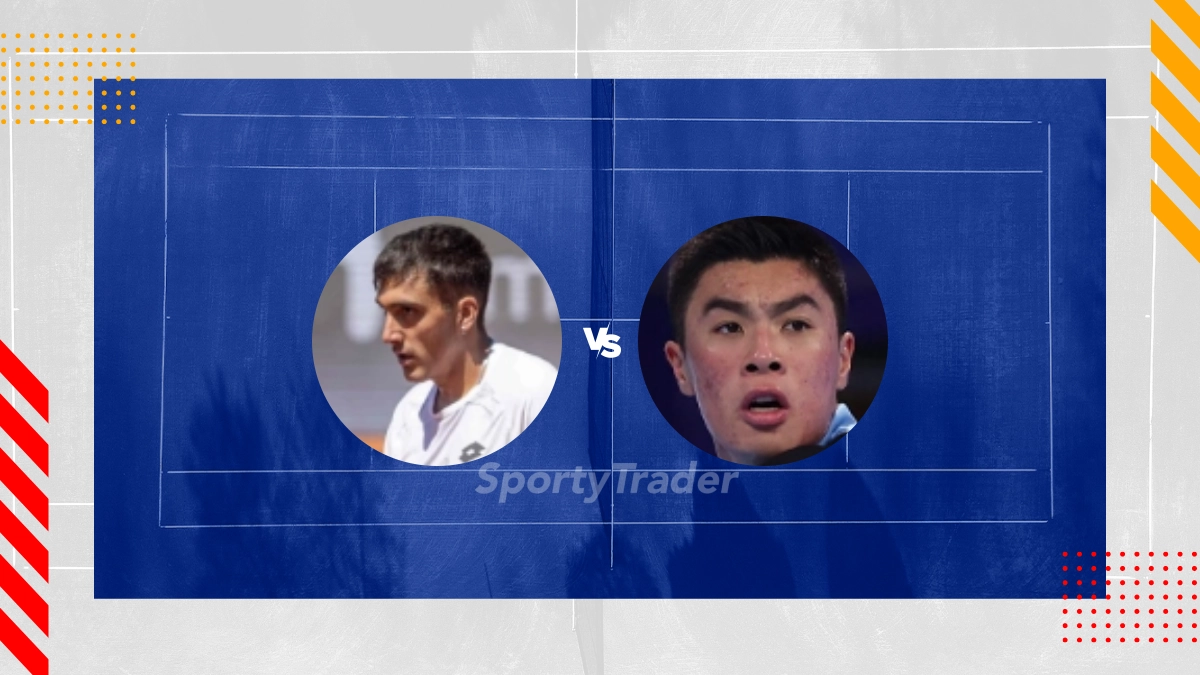 Pronostic Roman Andres Burruchaga vs Brandon Nakashima