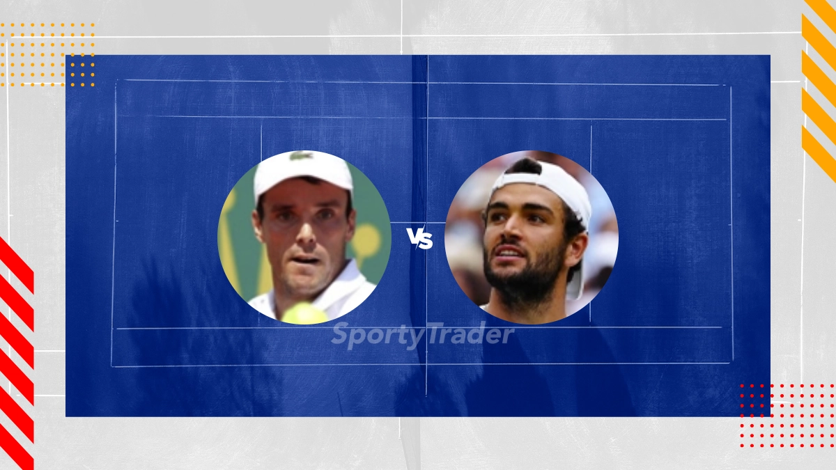 Pronostic Roberto Bautista-Agut vs Matteo Berrettini