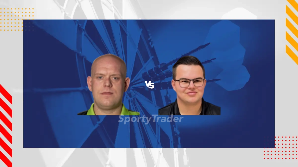Michael van Gerwen vs Gian van Veen Prediction