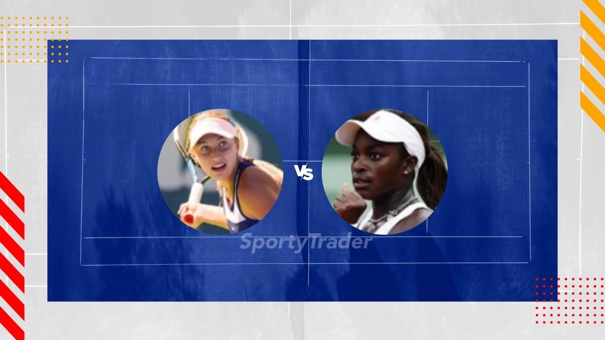 Pronostico Mirra Andreeva vs Sloane Stephens