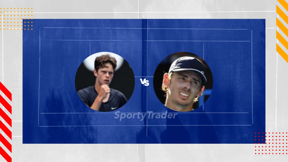 Voorspelling Alexander Blockx vs Alex De Minaur