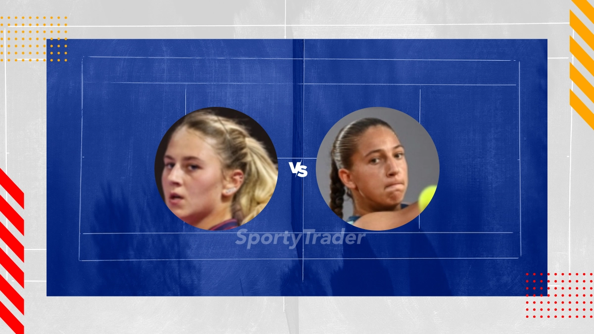 Marta Kostyuk vs Diane Parry Prediction