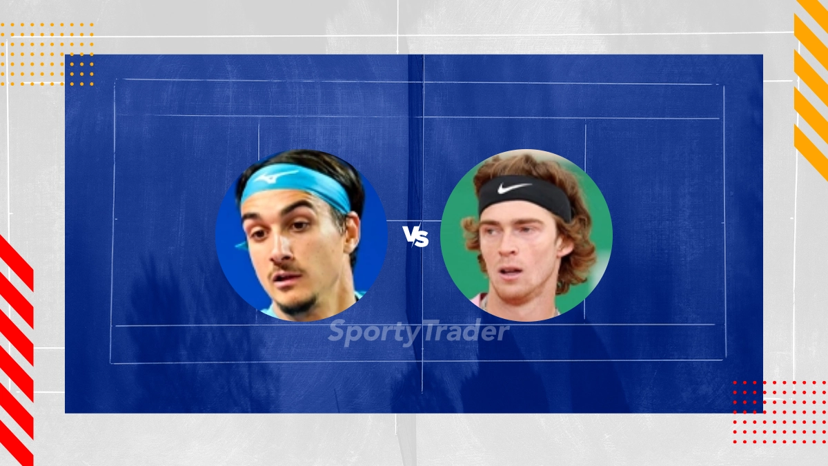 Pronostic Lorenzo Sonego vs Andrey Rublev