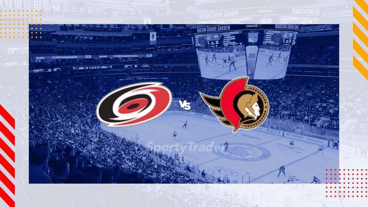 Pronóstico Carolina Hurricanes vs Ottawa Senators