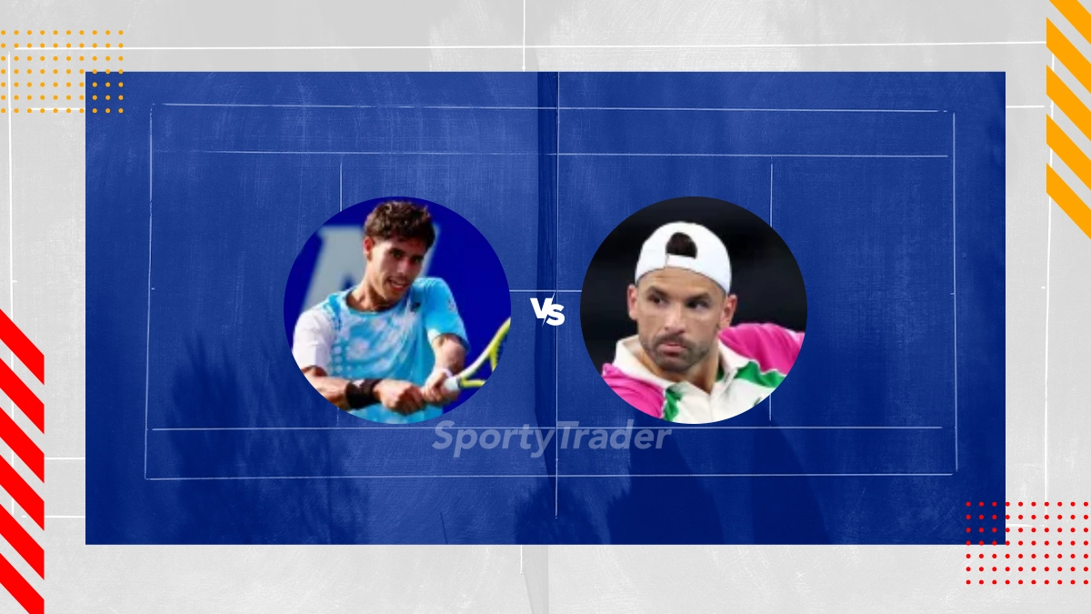 Pronostic Adolfo Daniel Vallejo vs Grigor Dimitrov